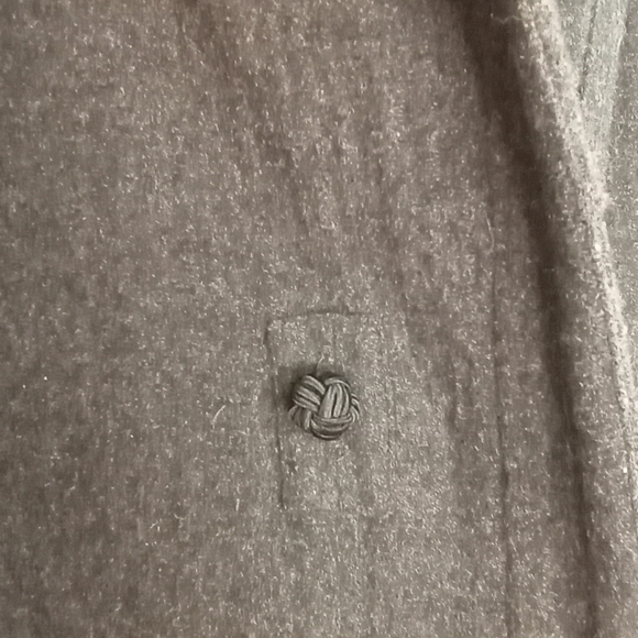 Eileen Fisher Italian Angora Wool Blend Lagenlook Kimono Style Cape Lapel Coat - Picture 3 of 7